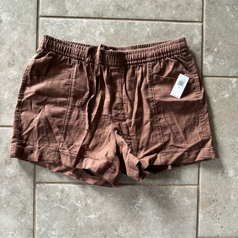 Old Navy Chocolate Brown Drawstring Shorts
